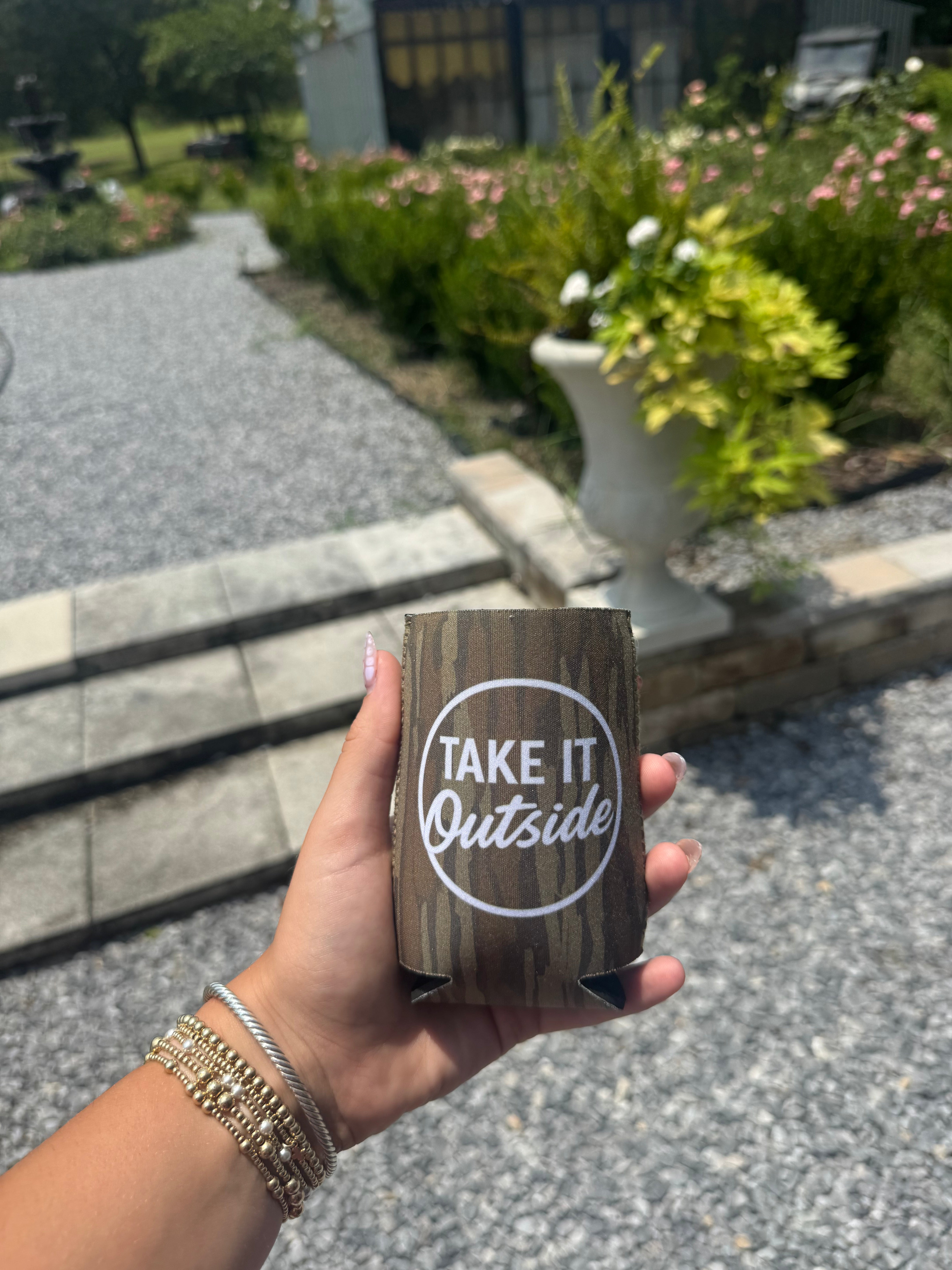 HF Outdoors Bottomland Camo Koozie