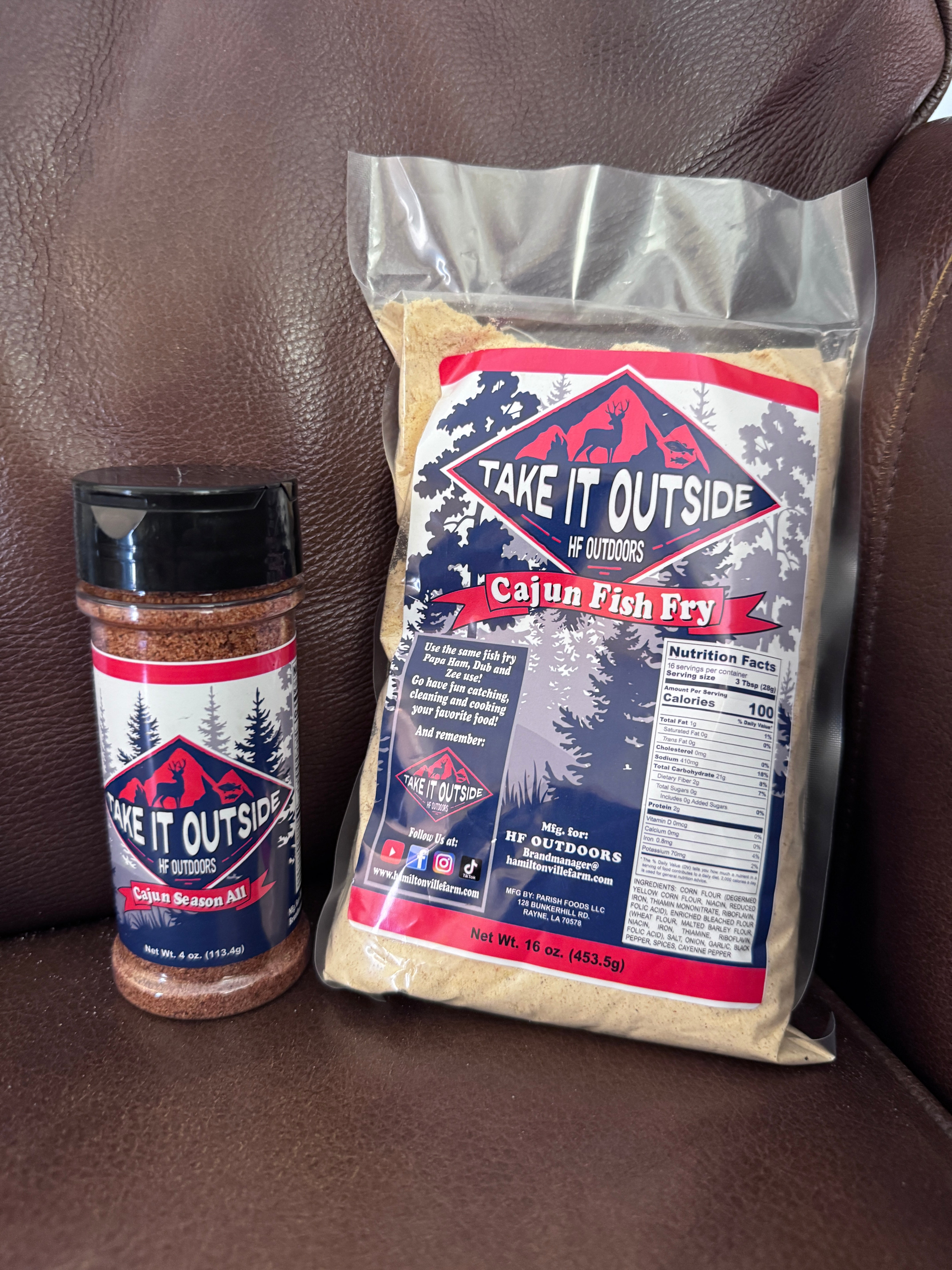 Take It Outside Cajun Fish Fry Mix – 16oz Crispy Southern Seasoning