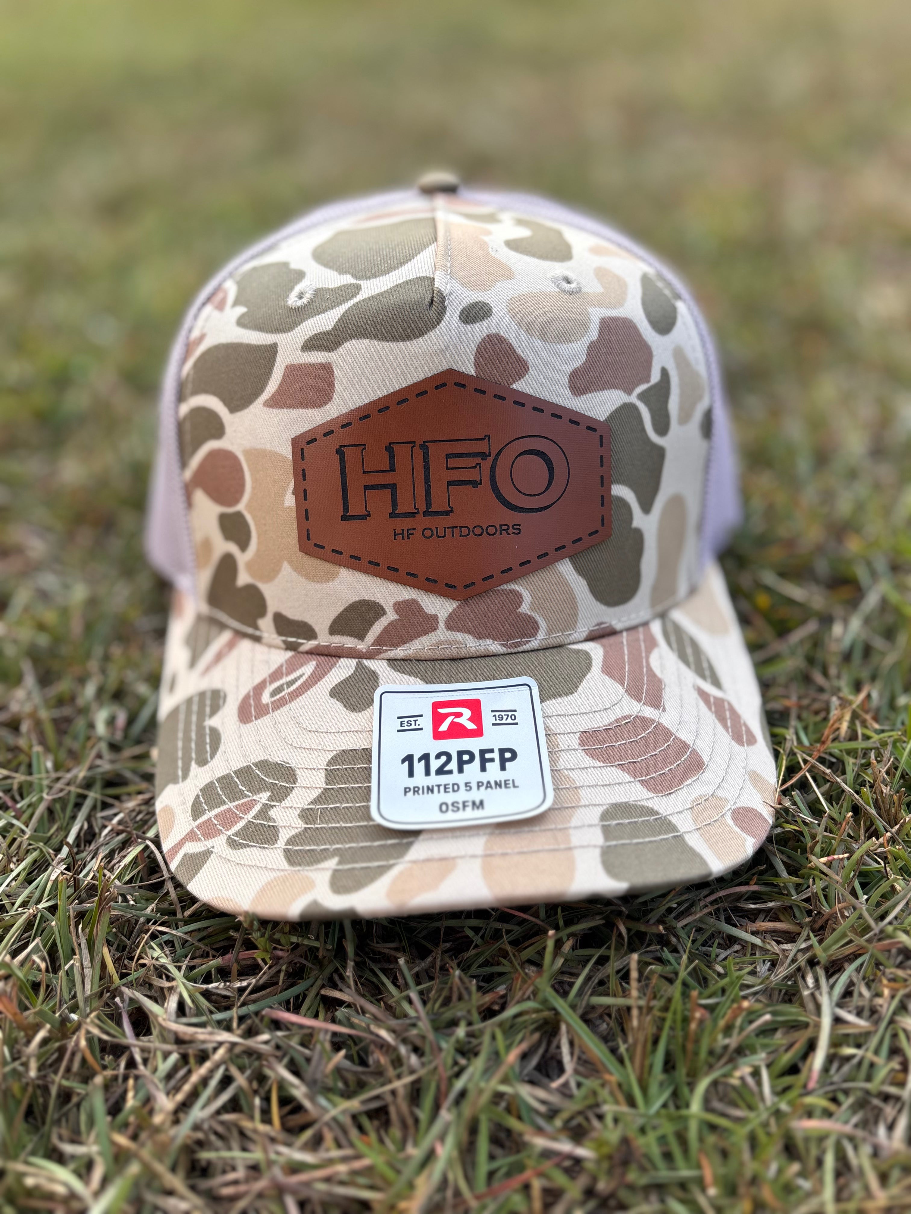 Tan Old School Camo Hat