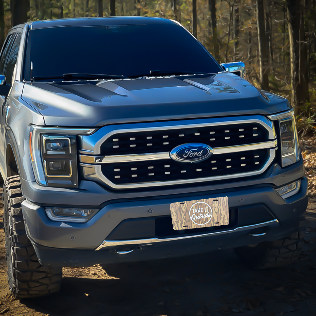 Take It Outside License Plate