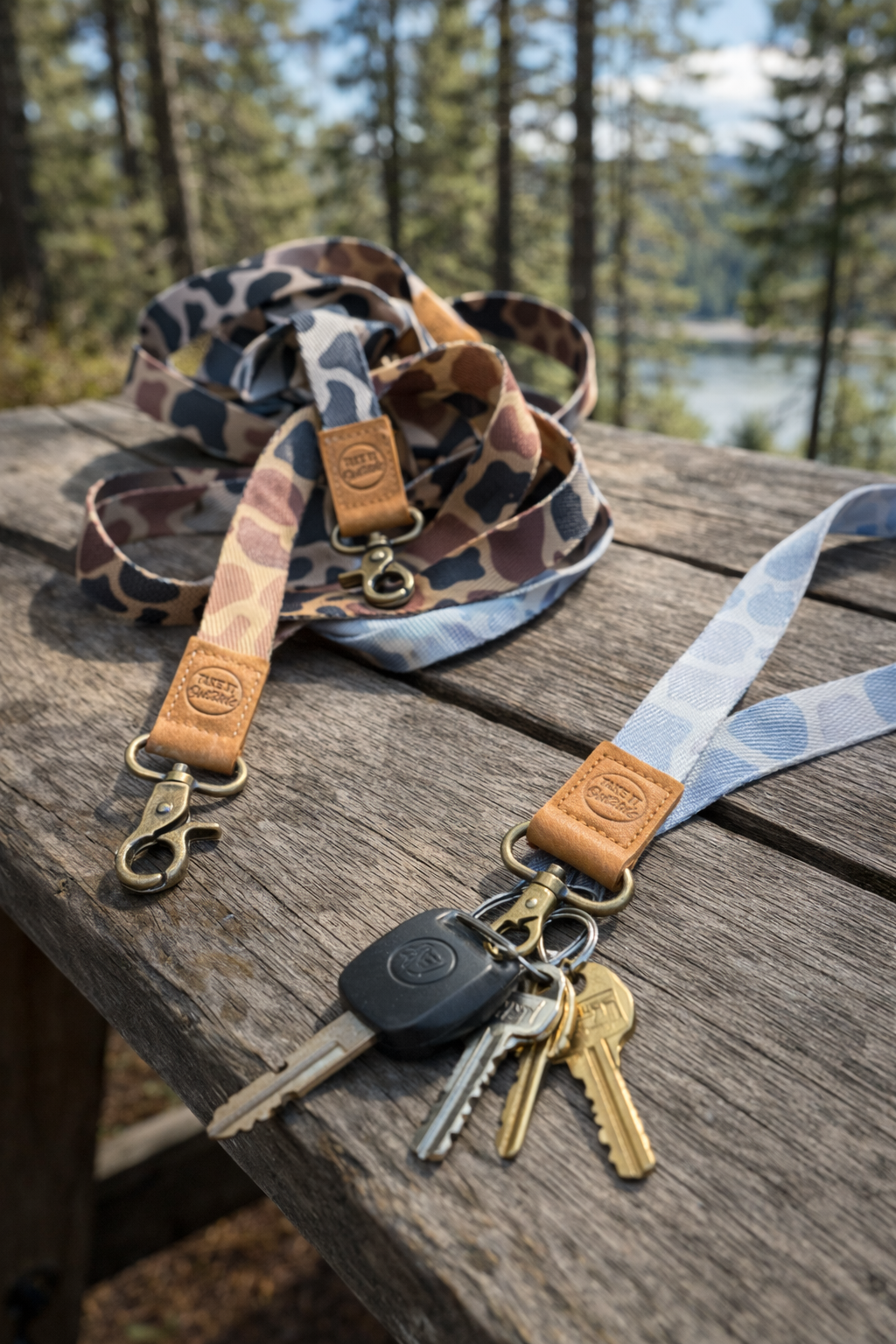 Take It Outside Camo Lanyards – Durable Outdoor Accessories